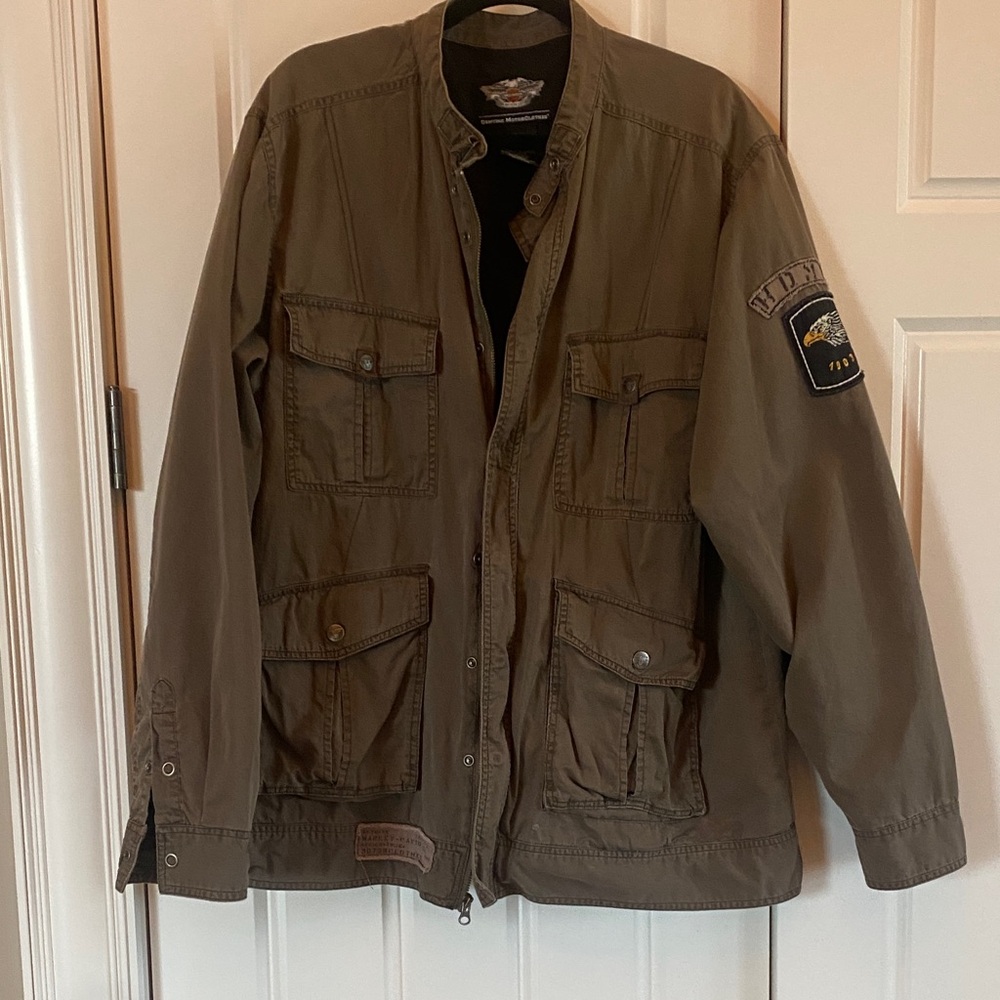 Harley-Davidson Khaki Military Field Jacket
